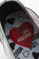 Love Moschino Ghete de piele ecologica, cu aspect lacuit Marta Femei
