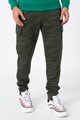 BLEND Pantaloni sport cargo cu imprimeu camuflaj Barbati