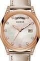 GUESS Ceas analog cu cadran cu aspect Mother of Pearl Femei