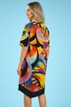 Format Lady Rochie tip tricou cu imprimeu abstract Femei