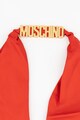 Moschino Копринен шал с лого Жени