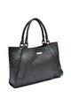 Luisa Vannini Кожена шпопинг чанта със сплетен дизайн Жени