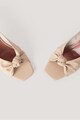 NA-KD Sandale slip-on de piele ecologica cu detaliu nod Femei
