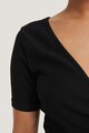 NA-KD Bluza cu croiala petrecuta si aspect striat Femei