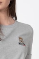 Moschino Tricou de casa cu decolteu la baza gatului si broderie logo Femei