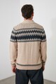 Trendyol Десенирана жилетка Fair Isle Мъже