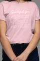 Andreea Raicu Тениска от органичен памук с надпис Жени