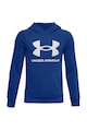 Under Armour Hanorac din fleece cu imprimeu logo contrastant Rival Baieti