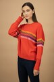 United Colors of Benetton Pulover tricotat fin cu decolteu la baza gatului Femei
