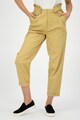 Maison Scotch Pantaloni crop cu garnituri plisate Femei