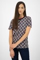 Maison Scotch Tricou din amestec de modal cu imprimeu grafic Femei