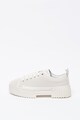 Diesel Pantofi sport flatform de piele cu perforatii Merley Femei