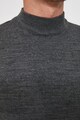 Trendyol Pulover tricotat fin cu guler scurt Barbati