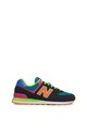 New Balance Pantofi sport de piele intoarsa cu model colorblock 574 Barbati