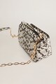 Mango Geanta crossbody mica cu model piele de sarpe Orelas Femei