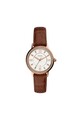 Fossil Ceas quartz decorat cu cristale Femei