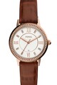 Fossil Ceas quartz decorat cu cristale Femei