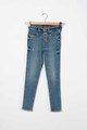 GUESS JEANS Blugi skinny cu aspect decolorat Fete