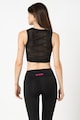 GUESS Top crop elastic cu imprimeu logo Femei