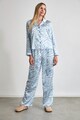 Trendyol Pijama din satin cu animal print Femei
