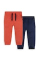 JoJo Maman Bebe Set 2 perechi de pantaloni din bumbac, baieti, uni Baieti