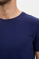 DeFacto Tricou slim fit striat cu decolteu la baza gatului Barbati