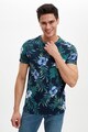 DeFacto Tricou cu model tropical Barbati