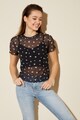 DeFacto Bluza semitransparenta cu imprimeu floral Femei