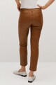 Mango Pantaloni slim fit de piele ecologica Lille Femei