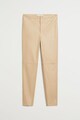 Mango Pantaloni slim fit de piele ecologica Londonpu Femei