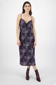 Missguided Rochie cu model floral si decolteu drapat Femei