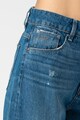 G-Star RAW Blugi drepti cu talie inalta si aspect deteriorat 3301 Femei