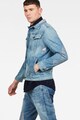 G-Star RAW Jacheta slim fit din denim cu aspect deteriorat 3301 Barbati