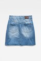 G-Star RAW Fusta din denim cu croiala in A si aspect decolorat Femei