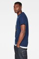 G-Star RAW Tricou cu decolteu la baza gatului si imprimeu grafic Barbati