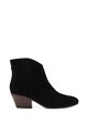 NINE WEST Ghete cowboy de piele intoarsa ecologica cu toc cubanez Tristan Femei