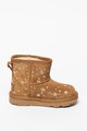 UGG Cizme fara inchidere din piele intoarsa Classic Mini II Fete