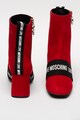 Love Moschino Botine de piele intoarsa cu aplicatiie logo Femei