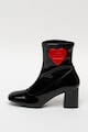 Love Moschino Botine de piele ecologica cu aspect lacuit Femei