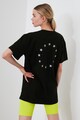 Trendyol Tricou supradimensiont cu detalii reflectorizante Femei