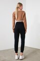 Trendyol Pantaloni sport cu model colorblock si insertii de plasa Femei