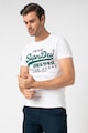 SUPERDRY Tricou cu decolteu la baza gatului si logo Barbati