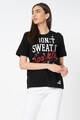 Love Moschino Tricou cu imprimeu text 2 Femei