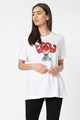 Love Moschino Tricou lejer cu imprimeu grafic Femei