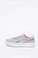 Puma Pantofi sport flatform din piele intoarsa si material sintetic Vikky Fete