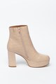 Jeffrey Campbell Botine de piele ecologica cu aspect piele de crocodil Sahar Femei