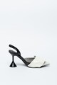 Jeffrey Campbell Pantofi slingback de piele cu varf ascutit si toc stilizat Darcey Femei