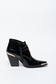 Jeffrey Campbell Ghete cowboy de piele cu varf ascutit Elevate Femei