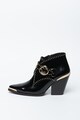 Jeffrey Campbell Ghete cowboy de piele cu varf ascutit Elevate Femei