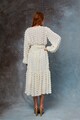 MIAU by Clara Rotescu Разкроена рокля Asya с флорален десен Жени